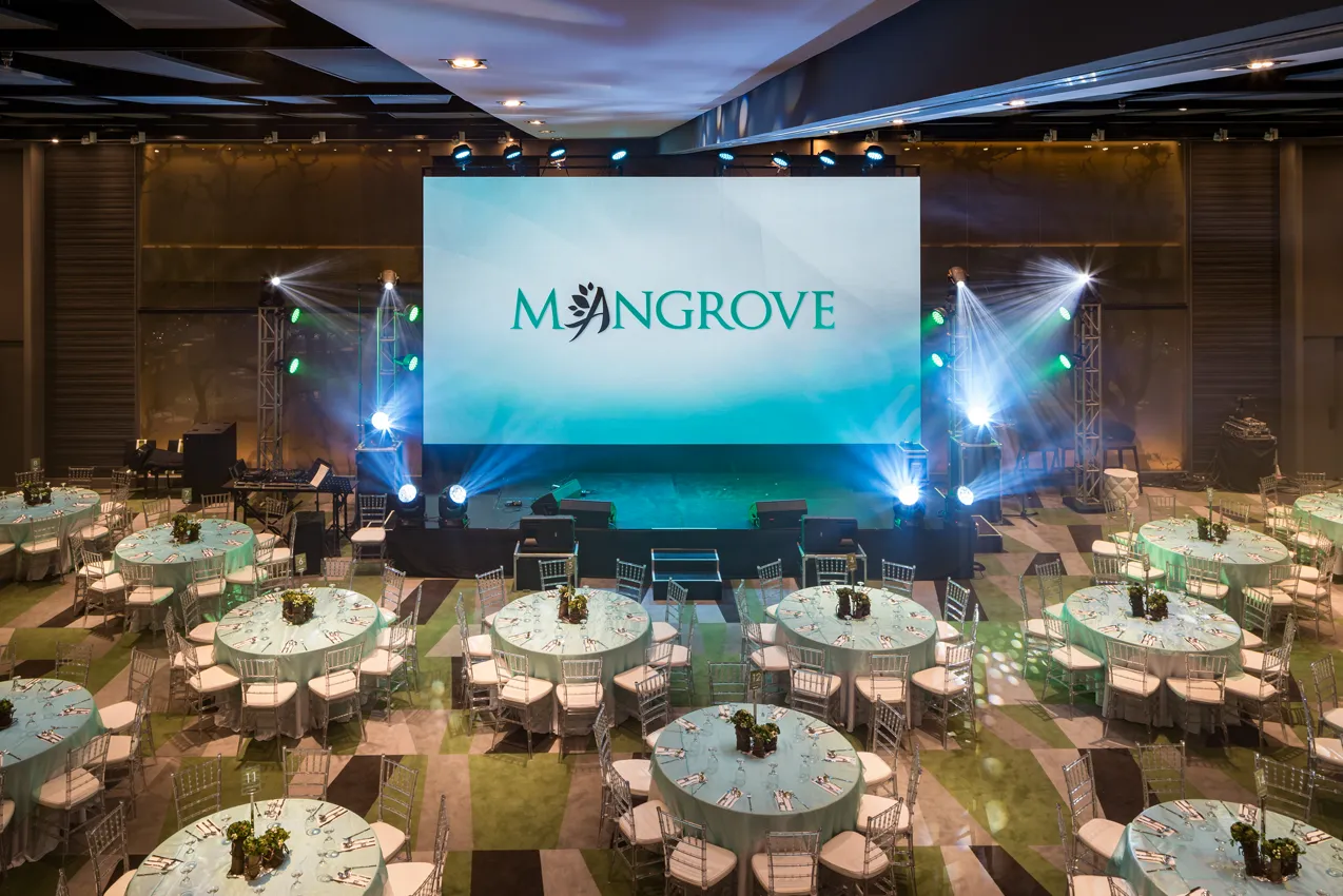 Cocktail reception area